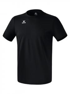 Детская функциональная футболка для командных видов спорта черного цвета erima