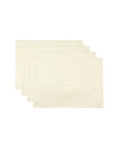 Набор из 4 салфеток под тарелки lenox opal innocence, размер 13 x 18 дюймов. Macy's, Ivory