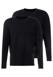 Топ с длинным рукавом 2 Pack Pier One, черный