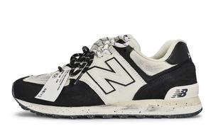 New Balance NB 574 Cushioning Low top Running Shoes Unisex черный бежевый белый