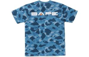 Футболка BAPE Honeycomb Camo A Bathing Ape, серый