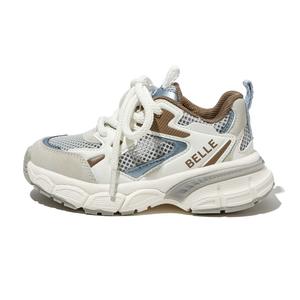 Низкие детские кроссовки для повседневной жизни BELLE, серый