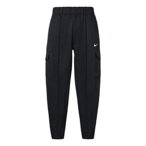 Спортивные брюки (WMNS) Nike Logo Solid Color Woven Sports Pants/Trousers/Joggers Autumn Black DD5984-010