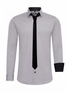 Rusty Neal Рубашка и галстук серого цвета