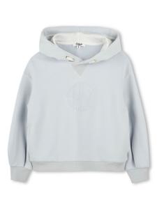 Худи с вышитым логотипом Chloé Kids, синий