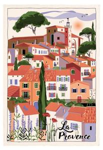 Кухонное полотенце Winkler Village Provence, белый - текстиль - 72 x 1 x 48 см