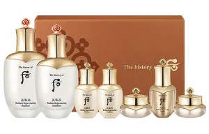 TQDan Floral Radiance Firming Lotion And Emulsion Skincare Set Box The History Of Whoo, weather danhua radiant glow firming lotion gift set