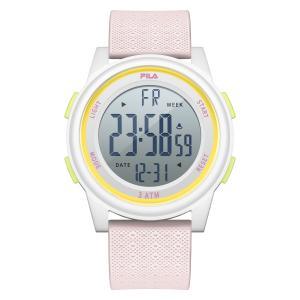 FILA Наручные часы электронный механизм пластиковый корпус минеральное стекло ремешок 49 мм серый циферблат унисекс