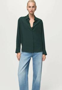 Блуза Mango Button-down blouse, Green