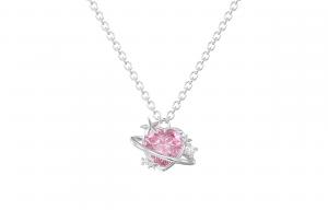 Женское ожерелье из сплава KOOKISS, Dream Pillow Galaxy Glitter Diamond Necklace + "Careful Thoughts Of Love" Gift Box