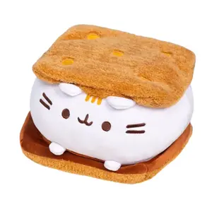 Очаровательный мягкий уютный плюшевый котик-печенье сэндвич высотой 15см/22см Howard