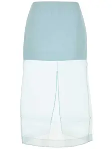 Юбка Crush ZIMMERMANN, синий