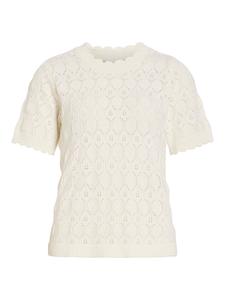 VILA Свитер 'VILowen' из шерсти белый