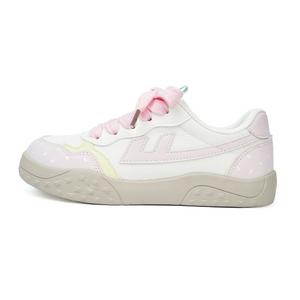 WARRIOR Легкие, амортизирующие, износостойкие, низкие, повседневные туфли, женские, бежевые, розовые, желтые