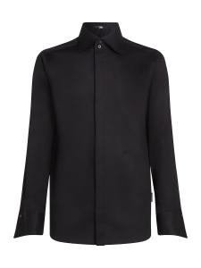 Рубашка на пуговицах классического кроя Karl Lagerfeld, черный