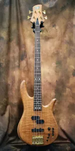 Fodera Victor Wooten Classic Monarch 4 Deluxe Custom Flame Koa
