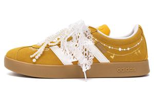 Кроссовки для скейтбординга Vl Court Classic Low Top, унисекс, желтые Adidas, Yellow