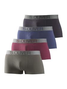 Боксерские трусы s.Oliver, цвет khaki, bordeaux, marine, anthrazit
