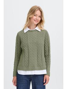 Oxmo Вязаный свитер OXFSanvi зеленого цвета