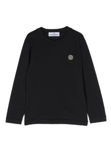 Stone Island Junior футболка с нашивкой Compass, синий