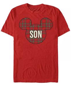 Футболка с коротким рукавом с нашивкой «Сын в праздник» для мужчин Fifth Sun, красный