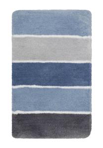 Голубой серый полосатый коврик для ванной rio marina Homie Living