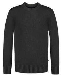 Однотонный свитер для мальчиков 8-20 лет, класс J Nautica, Charcoal Gray