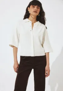 Кардиган с воротником Na-Kd, Offwhite