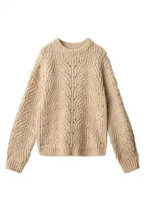 Детский джемпер Mango Kids, Light Brown
