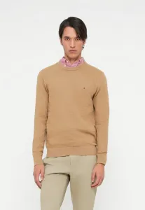 Джемпер с круглым вырезом, выполненный из фактурной трикотажной ткани. Tommy Hilfiger, Safari