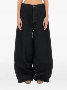 Брюки широкого кроя Uma Wang, синий