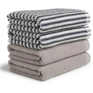 Набор полотенец Bliss - набор из 4 махровых полотенец с перловой структурой и легким массажным эффектом Möve, серебристо-серый