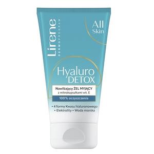 Увлажняющий очищающий гель Hyaluro Detox с микрокапсулами витамина Е, 150 мл Lirene