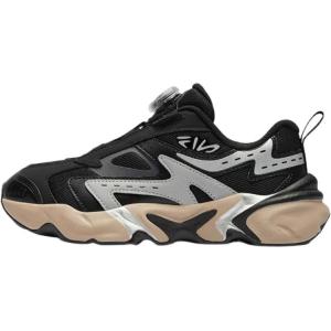 FILA KIDS Роликовые коньки spark легкие амортизирующие низкие детские кроссовки black/soil brown kids'