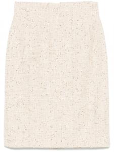 Мини-юбка из твида Tagliatore, нейтральный