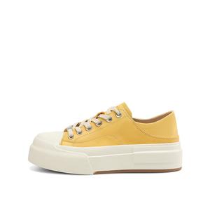 Rosa Bianca Легкие низкие скейтерские туфли для женщин с увеличенной высотой и желтой овчинной стелькой, цвет Yellow Sheepskin Insole