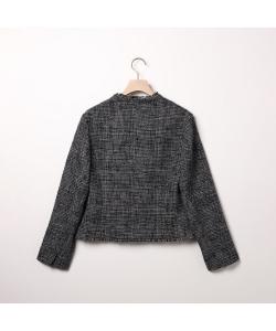 Твидовый пиджак с неравномерной текстурой