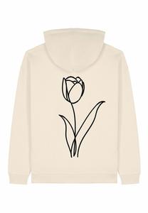 Худи Mira Paris FLEUR EMBROIDERY HEAVYWEIGHT, Off White/Off-White
