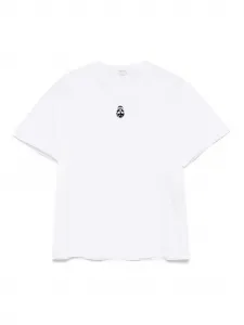 Футболка с принтом Alexander McQueen, белый