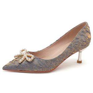 Женские туфли на высоком каблуке Lanza, абрикосовые, каблук 5 см