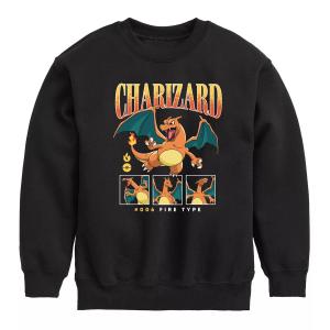 Флисовая толстовка с рисунком Pokemon Charizard для мальчиков 8–20 лет Licensed Character