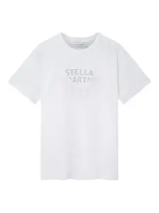 Футболка с кружевной отделкой STELLA MCCARTNEY, белый