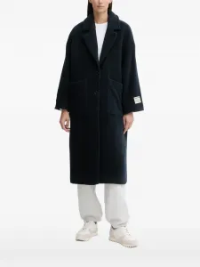 Пальто Ziffow с лацканами и карманами American Vintage, синий