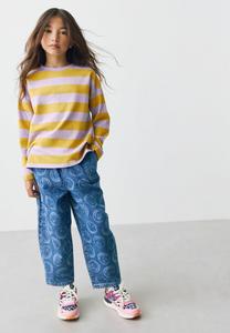 Топ Next Long sleeved top, Purple Ochre Stripe/Purple