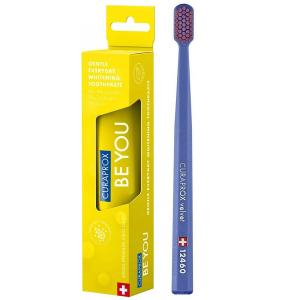 зубная щетка Curaprox CS 12460 бархатная (многоцветная) + зубная паста Curaprox Grapefruit Bergamot 60 мл