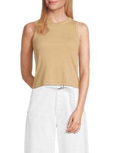 Майка Essie Ribbed из хлопковой смеси rag & bone, цвет Earth Brown