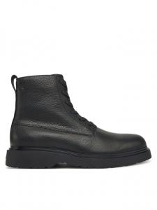 Сапоги Combat Ess Lace Up Zip Boot Lth YM0YM01373 Calvin Klein, черный