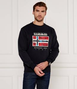 Толстовка Napapijri Relaxed fit, черный