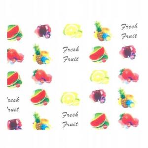 Водные наклейки для ногтей № BN 830 фрукты, AllePaznokcie