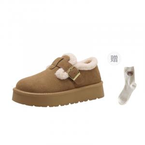 Термические короткие ботинки женские BINGO DUCK, коричневый